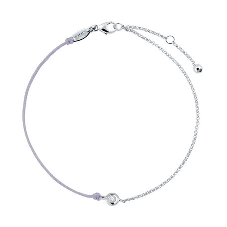 Diamantový náramek se šňůrkou Effect Diamond