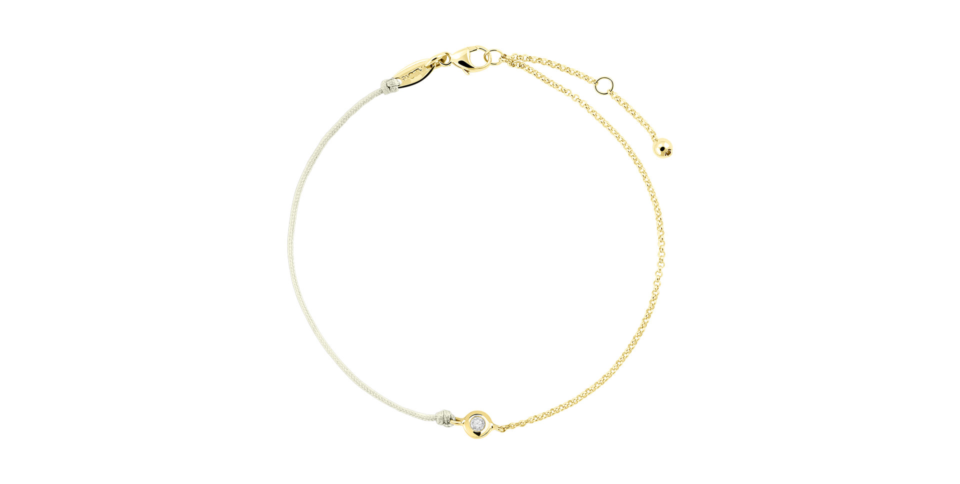 Diamantový náramek se šňůrkou Effect Diamond