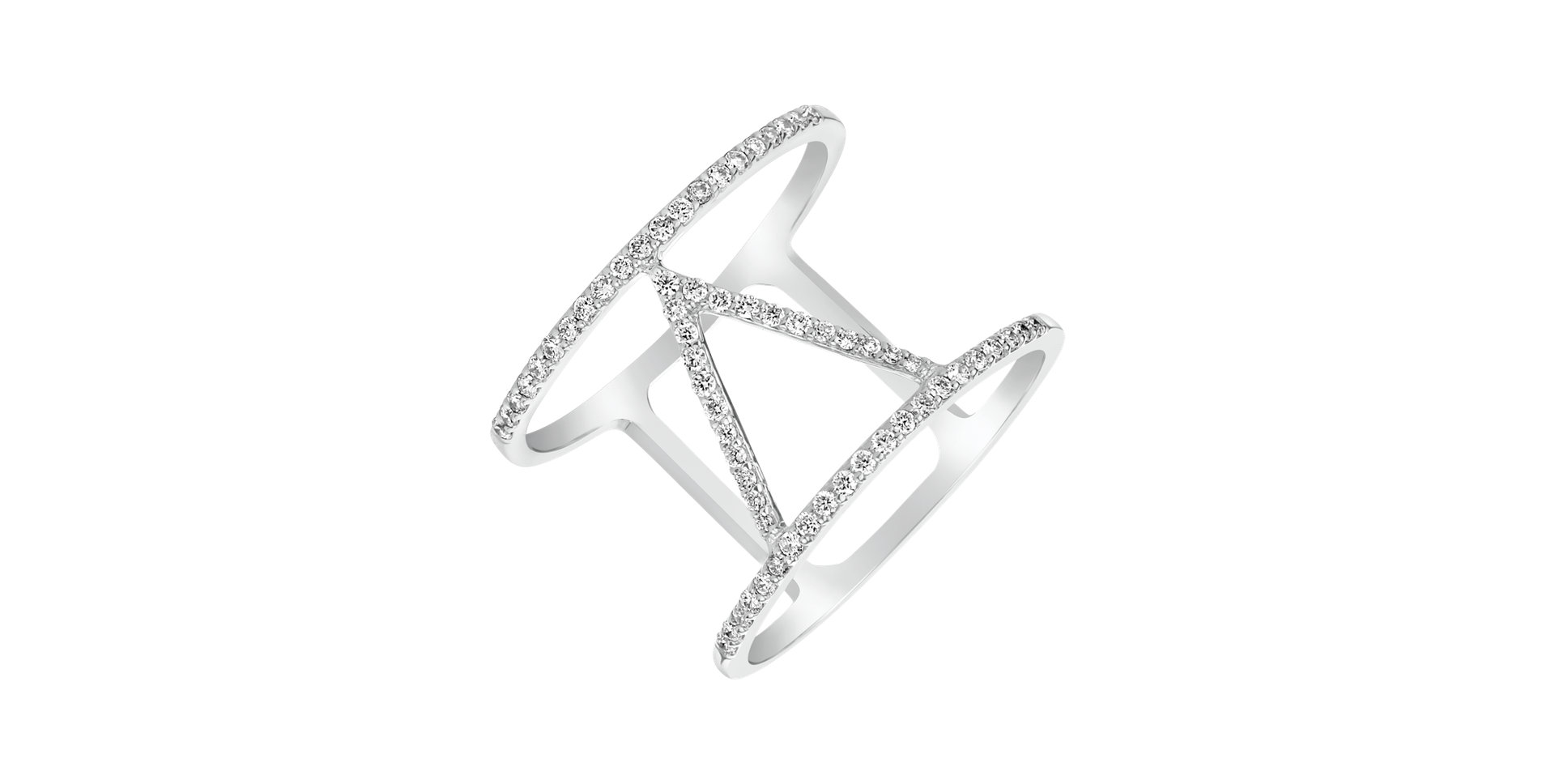 Prsten s diamanty Victory Line