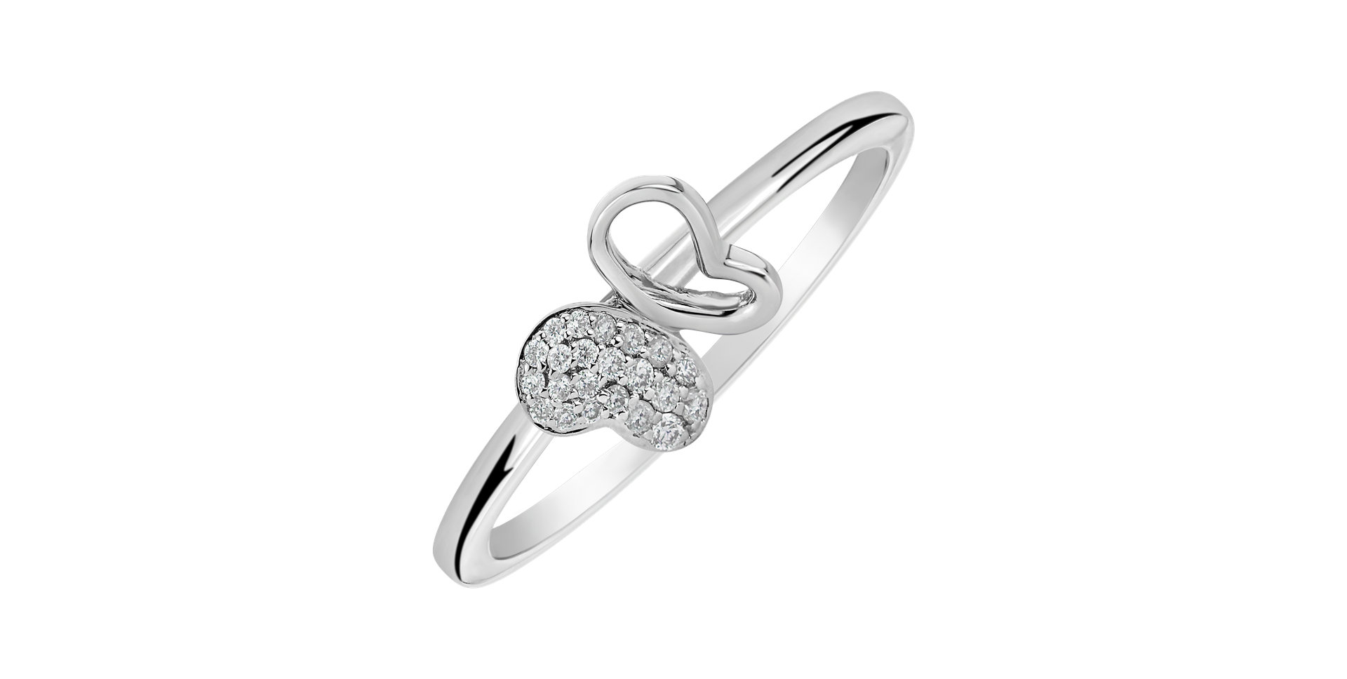 Prsten s diamanty Butterfly