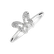 Prsten s diamanty Lonely Butterfly4