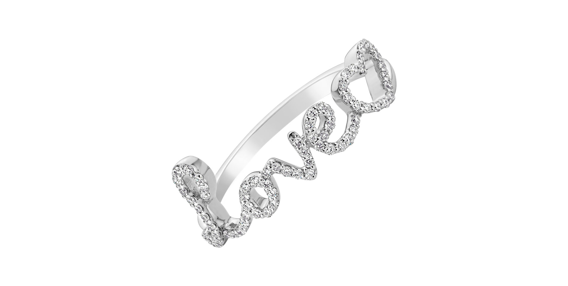 Prsten s diamanty Love