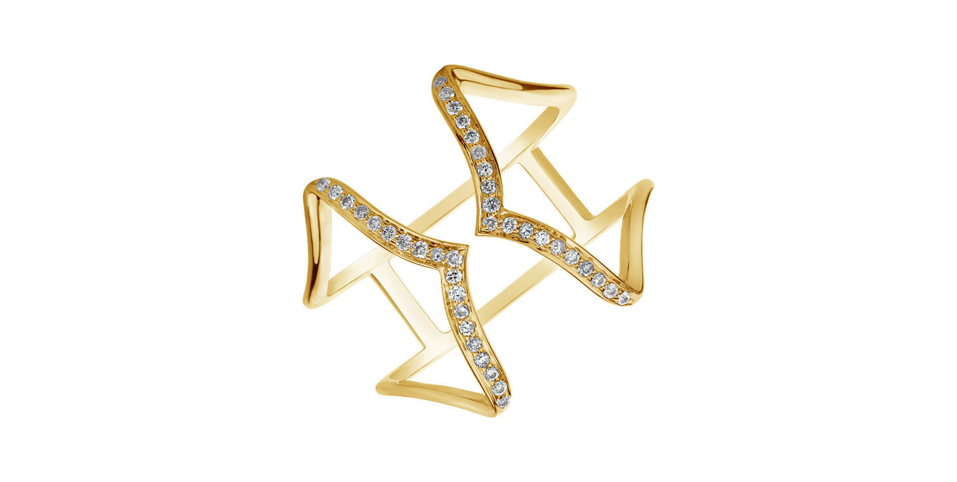 Prsten s diamanty Gracious Will