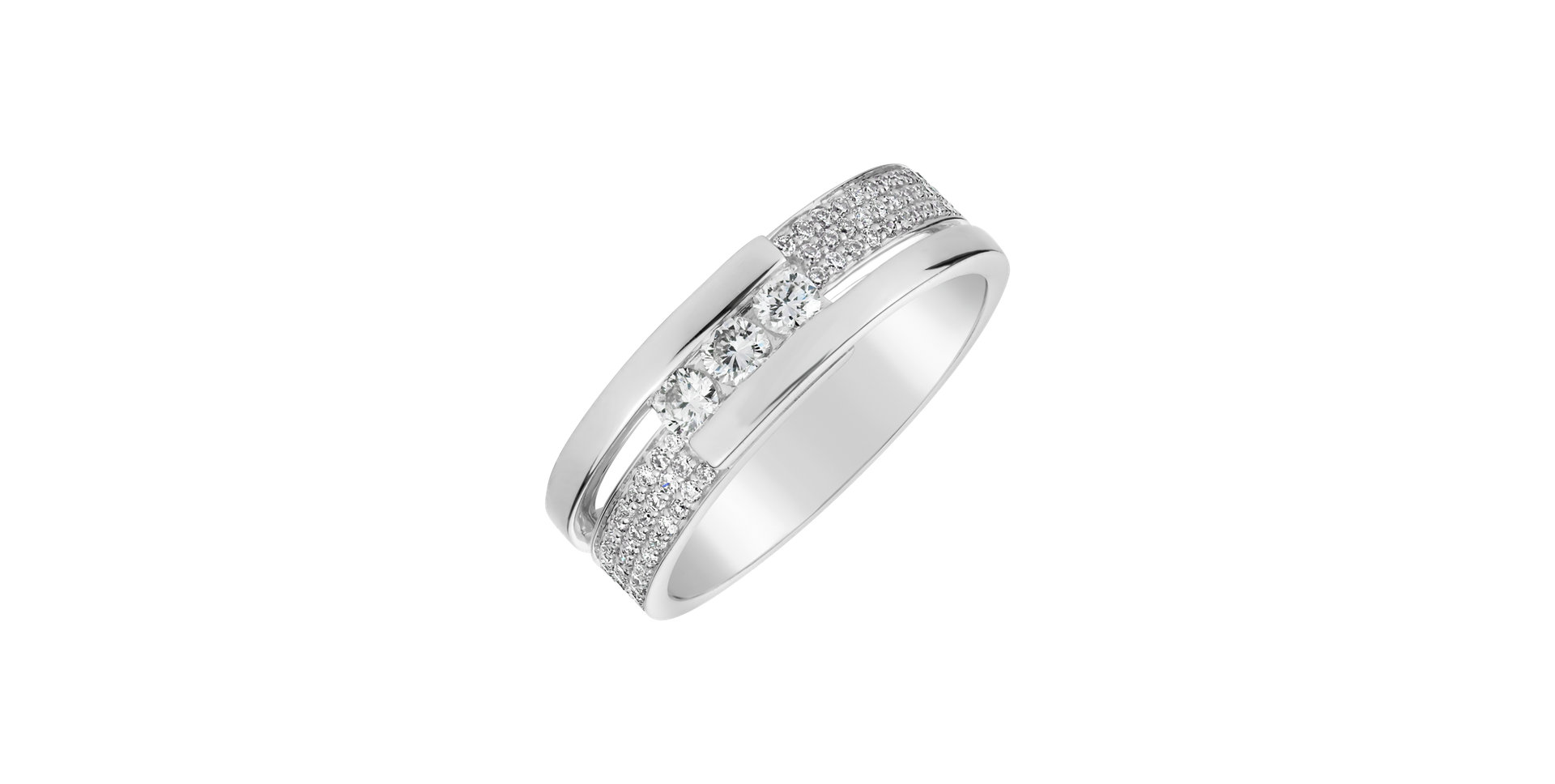 Prsten s diamanty Diamond Message