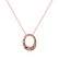 Náhrdelník s hnědými diamanty Posh Brilliance4