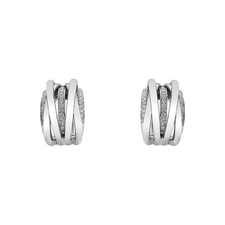 Náušnice s diamanty Luxury Pleasure