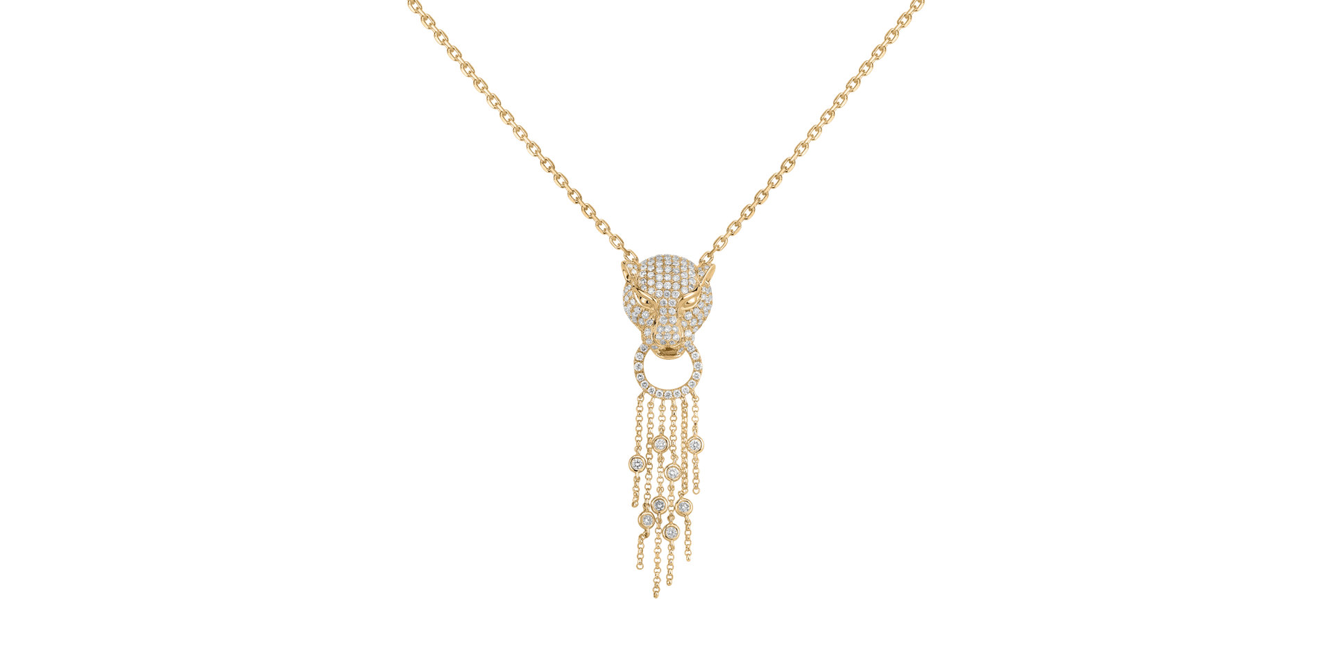 Náhrdelník s diamanty Majestic Tiger