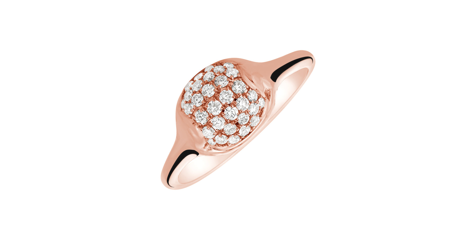 Prsten s diamanty Sunset