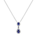 Náhrdelník s tanzanity a diamanty Personal Charm4