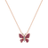 Přívěs s diamanty a rubíny Butterfly Nobility3
