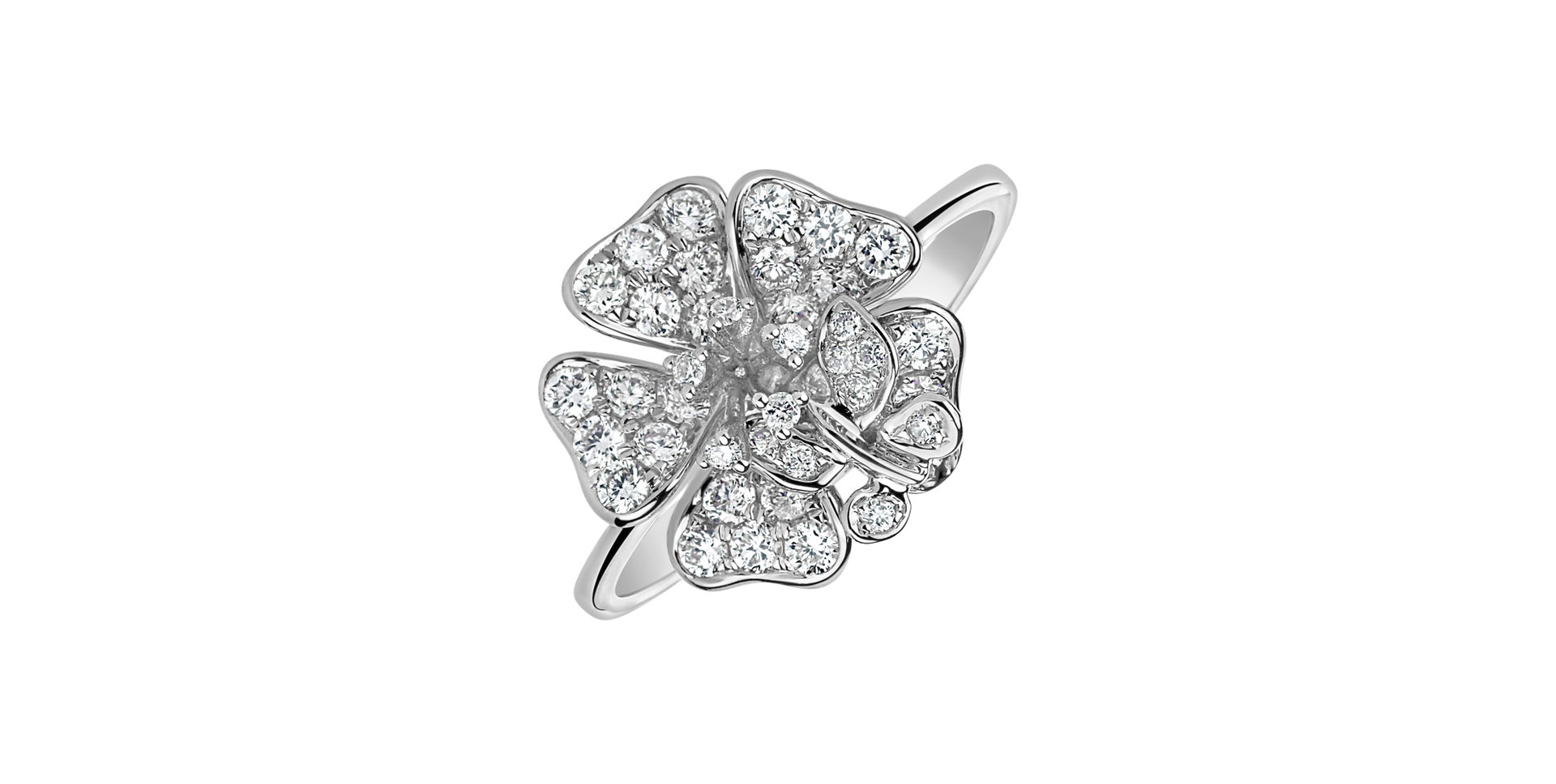 Prsten s diamanty Brilliant Flower
