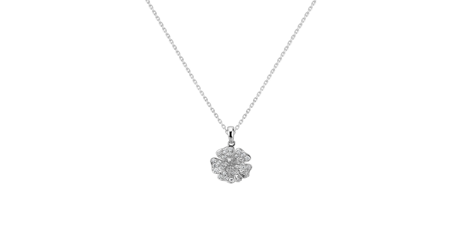 Přívěs s diamanty Flower Star