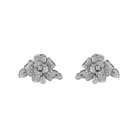 Náušnice s diamanty Duchess Flower