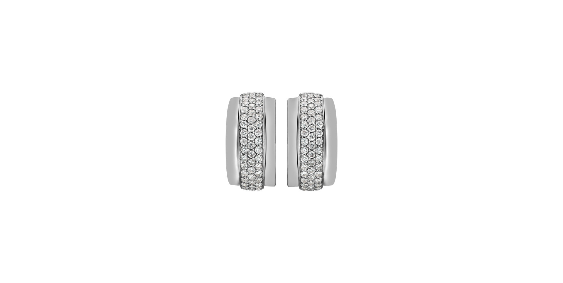 Náušnice s diamanty Snowfire