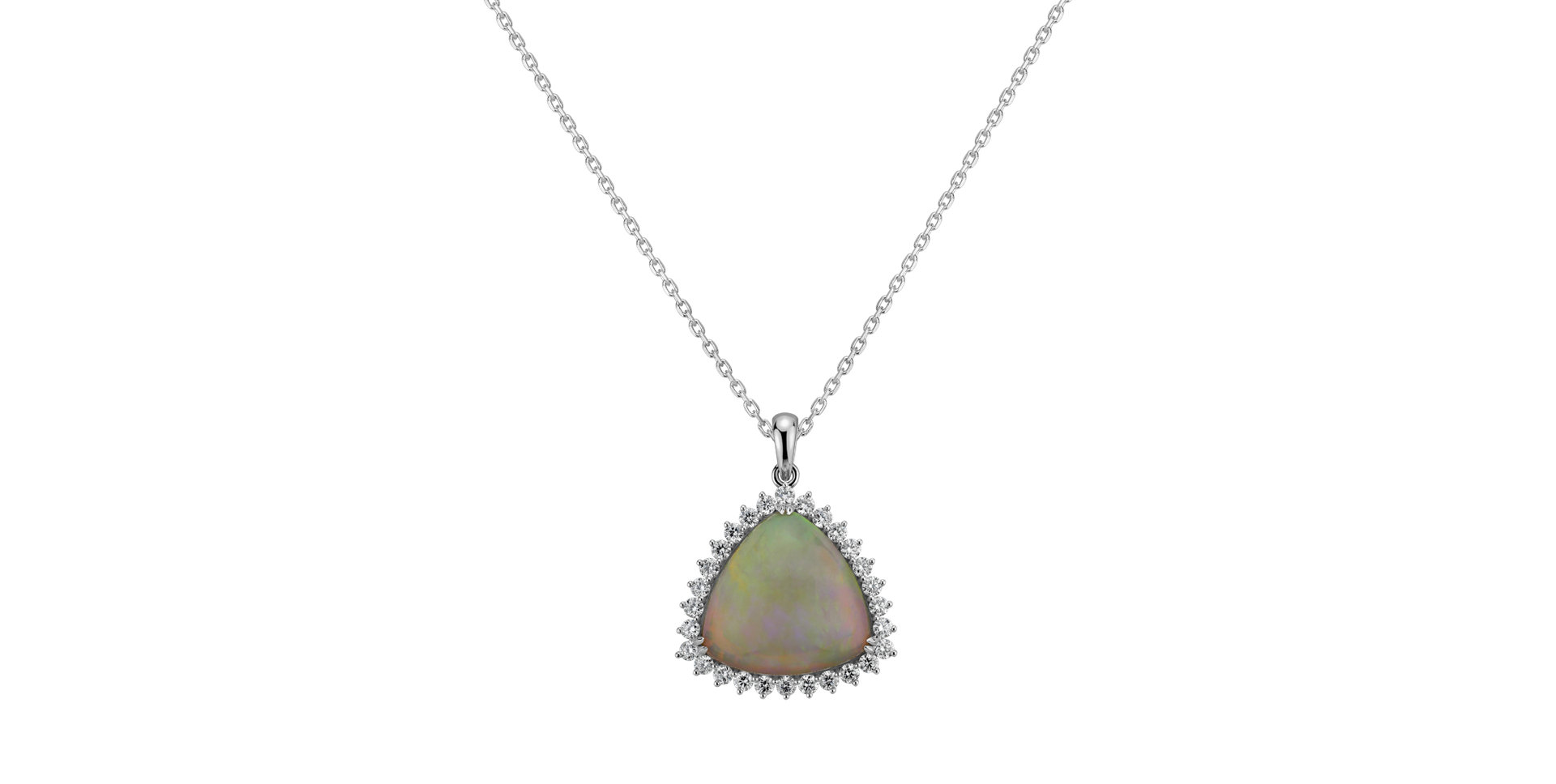 Přívěs s opálem a diamanty Royal Opal