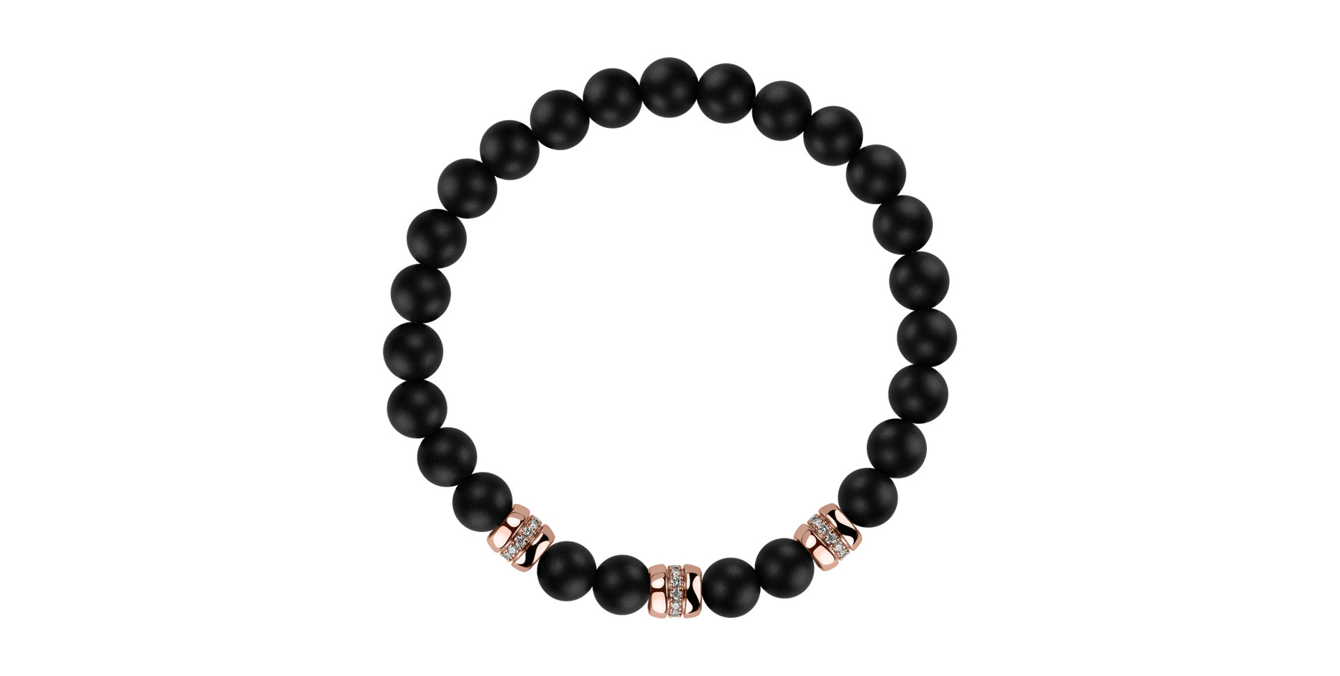 Náramek s diamanty a acháty Magic Jewel