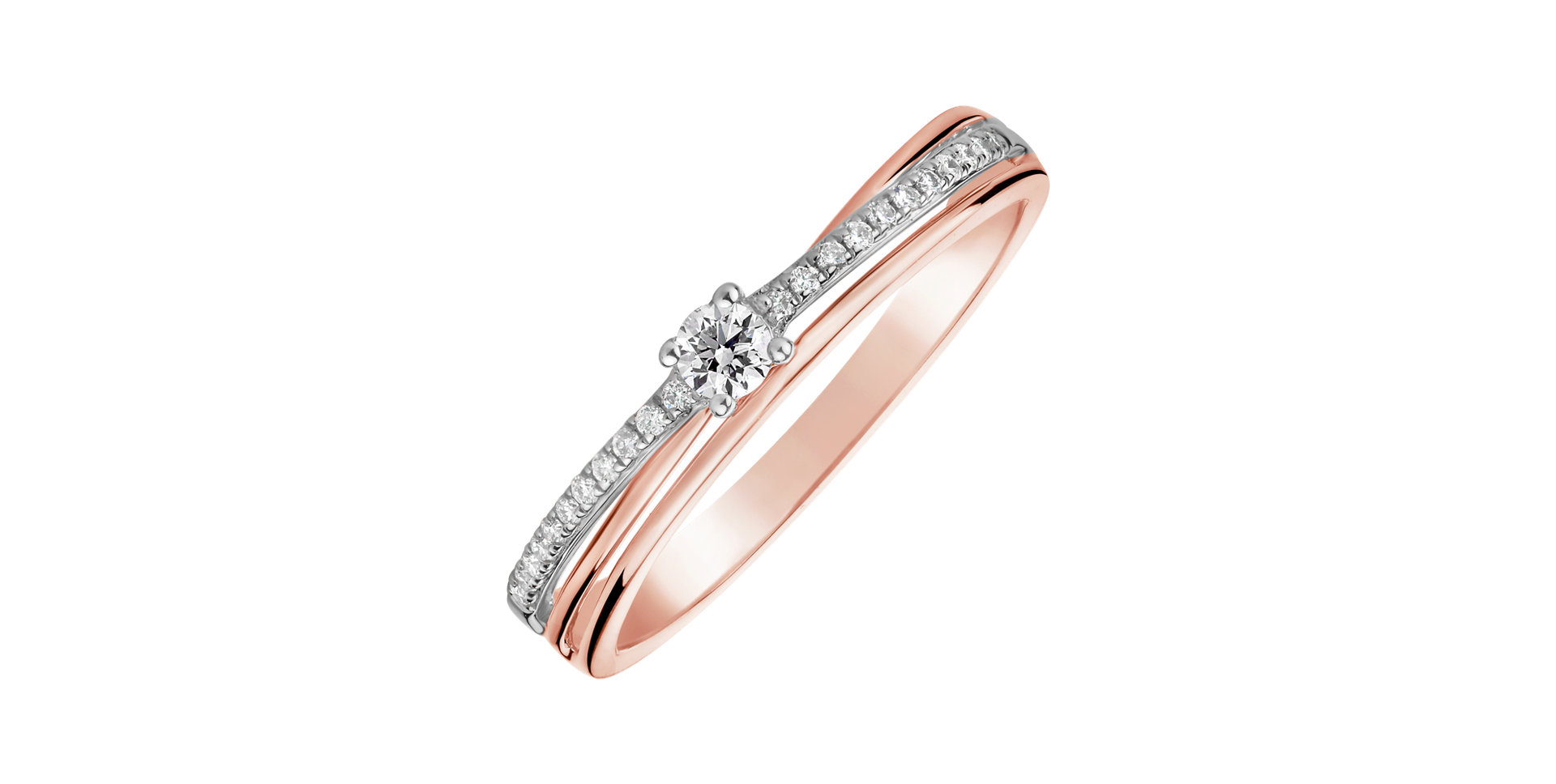 Prsten s diamanty Night Ray