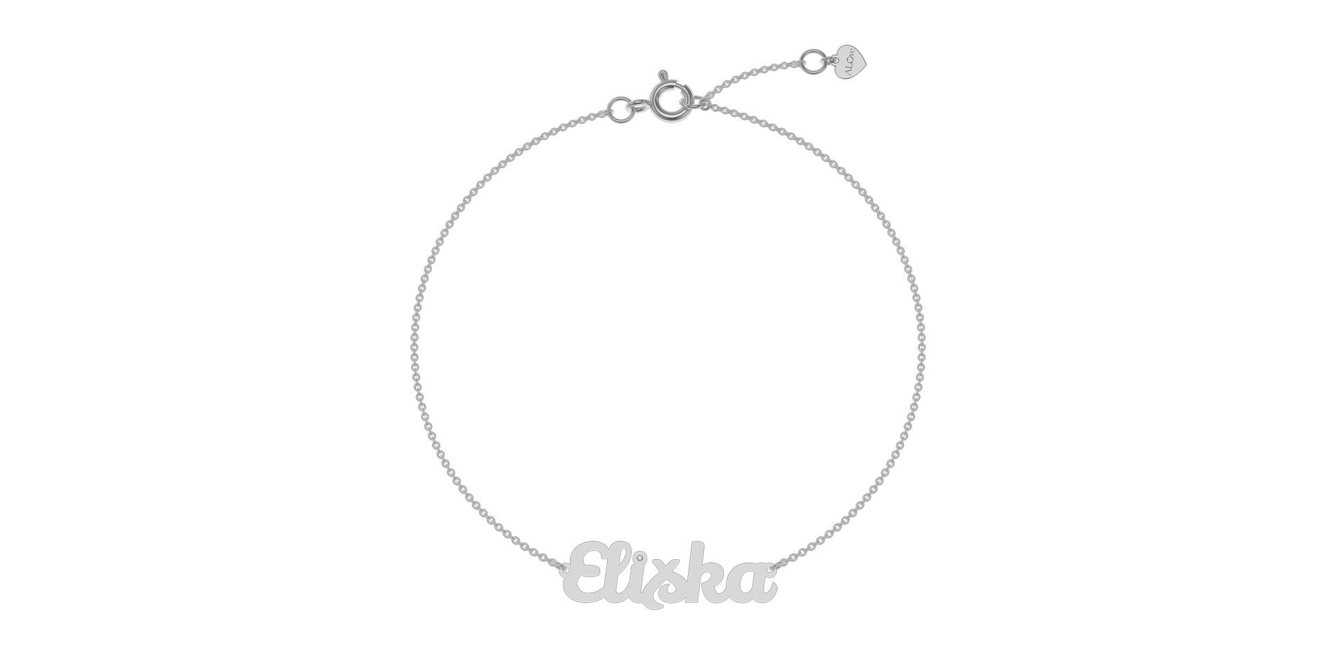 Náramek s diamantem Curly