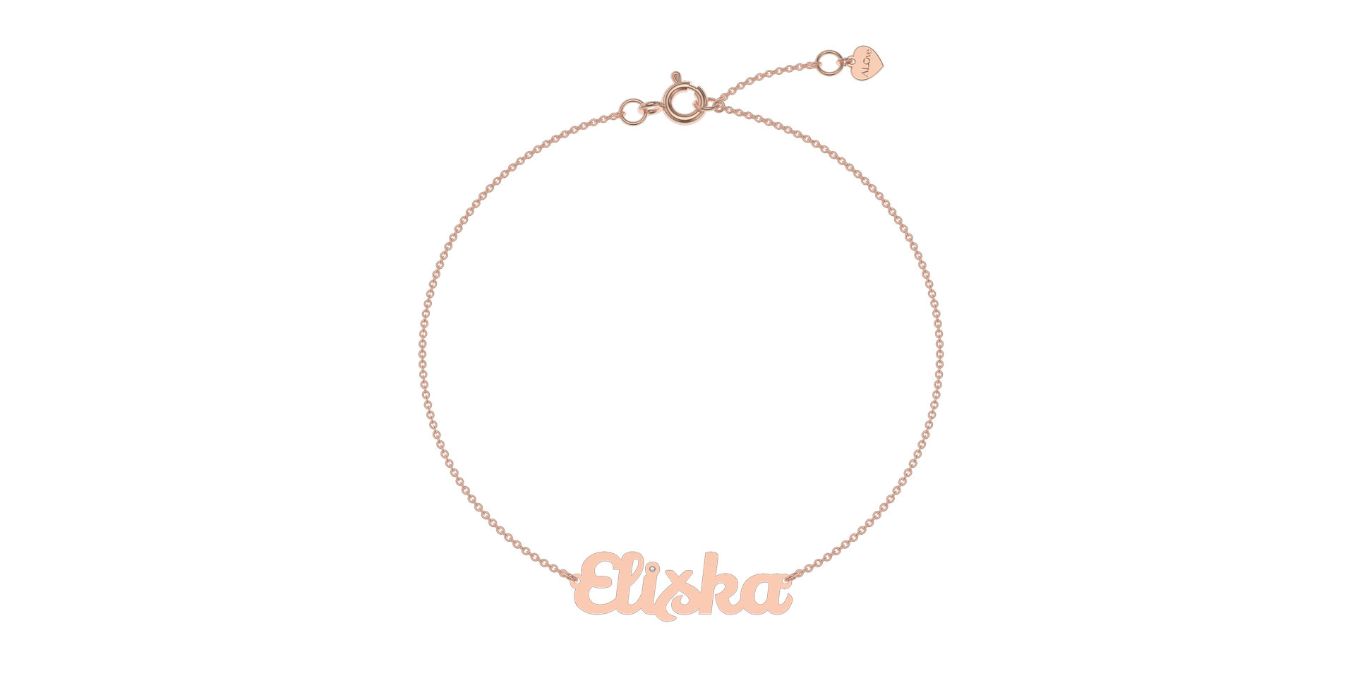 Náramek s diamantem Curly