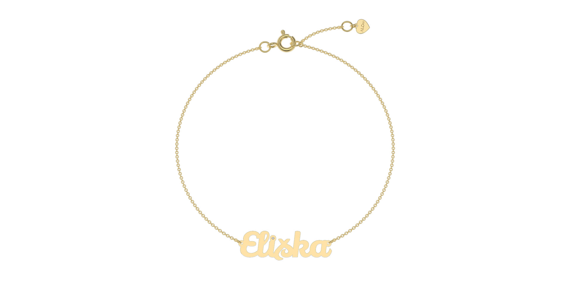 Náramek s diamantem Curly