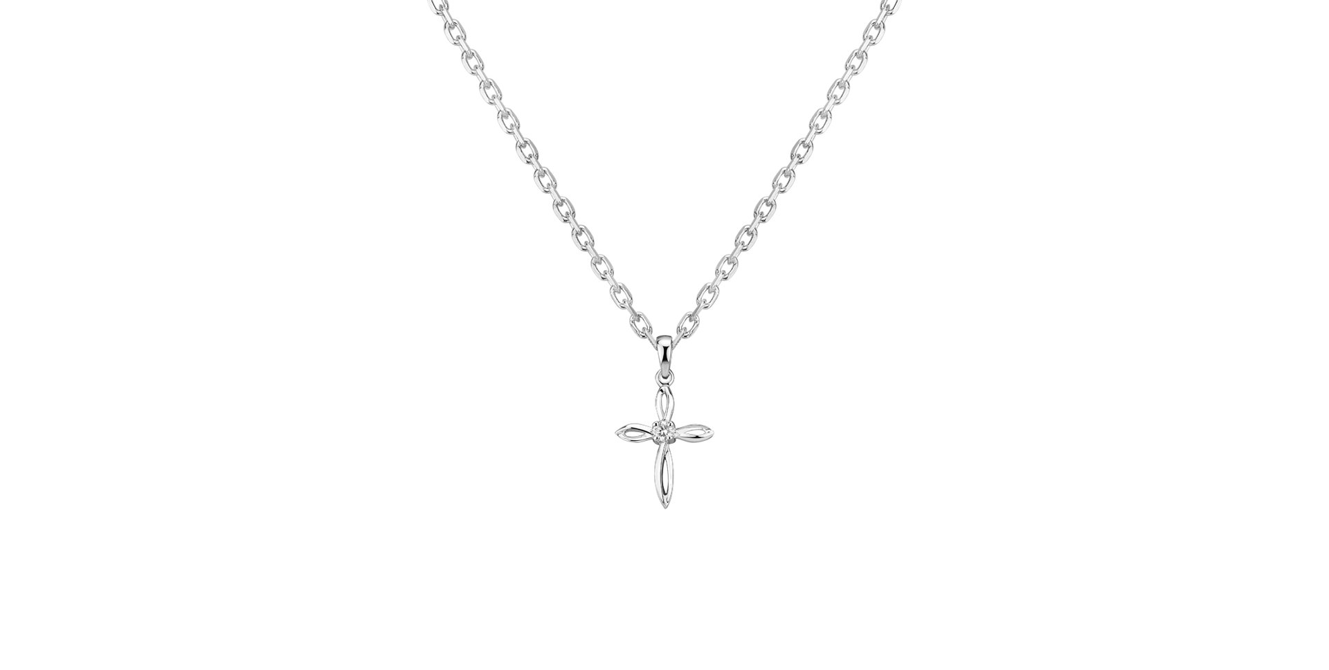 Přívěsek s diamantem Symbol of Faith