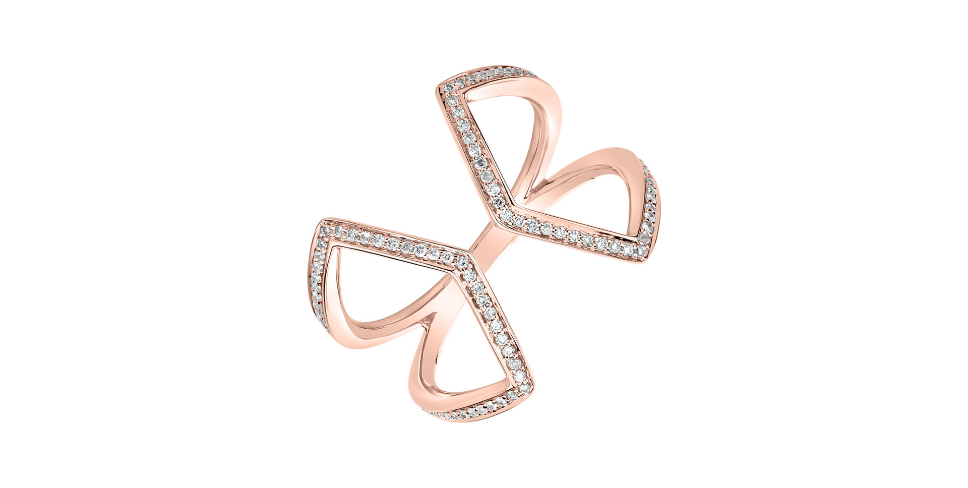 Prsten s diamanty Shiny Vanity