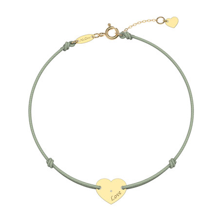 Náramek s diamantem Amour Gem