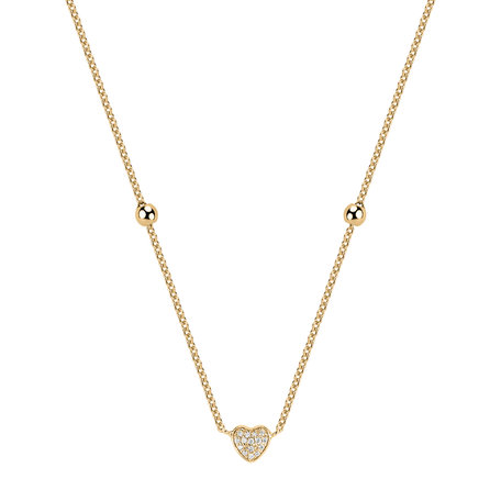 Náhrdelník s diamanty Tender Heart