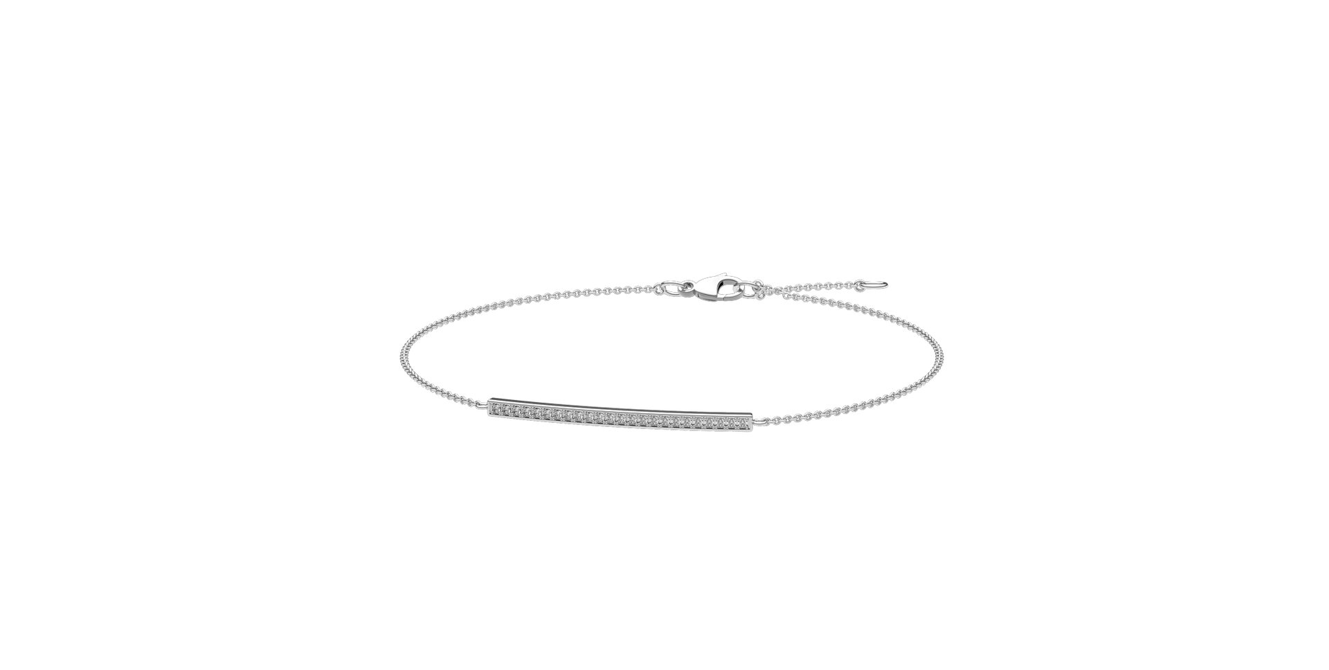 Náramek s diamanty Line