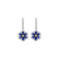 Náušnice s diamanty a safíry Shinning Bloom5