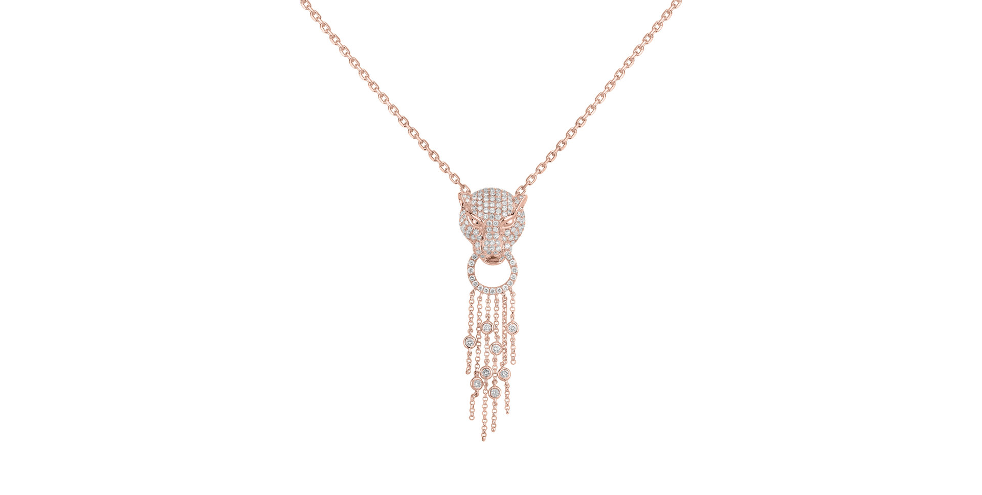 Náhrdelník s diamanty Majestic Tiger