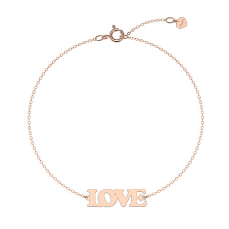 Náramek s diamantem Love