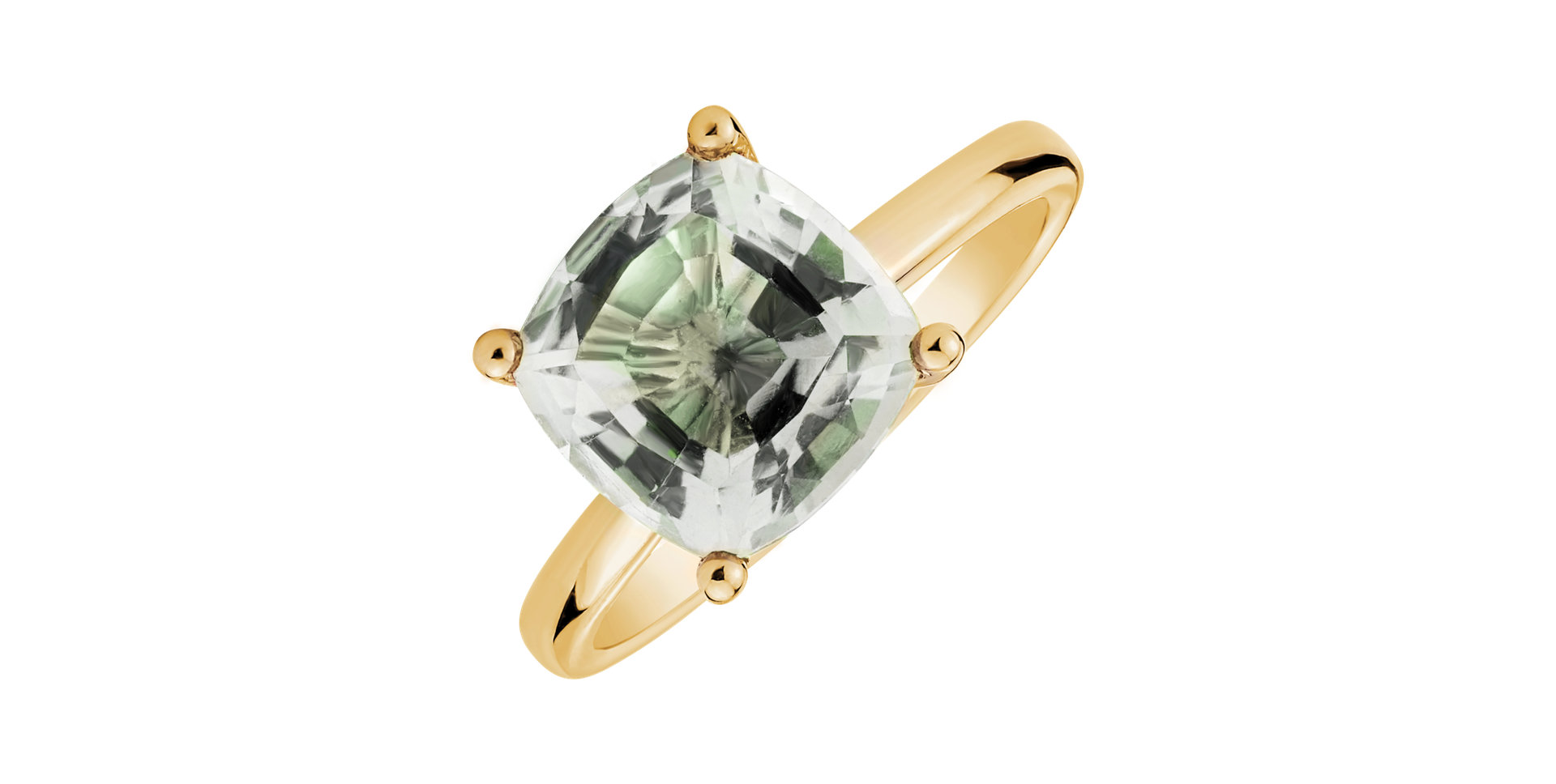 Prsten s ametystem green Bonbon