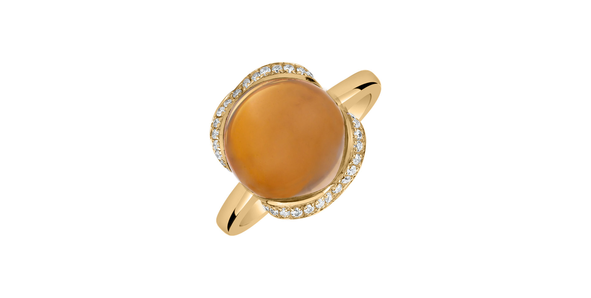 Prsten s quartzem diamanty Rainbow Princess