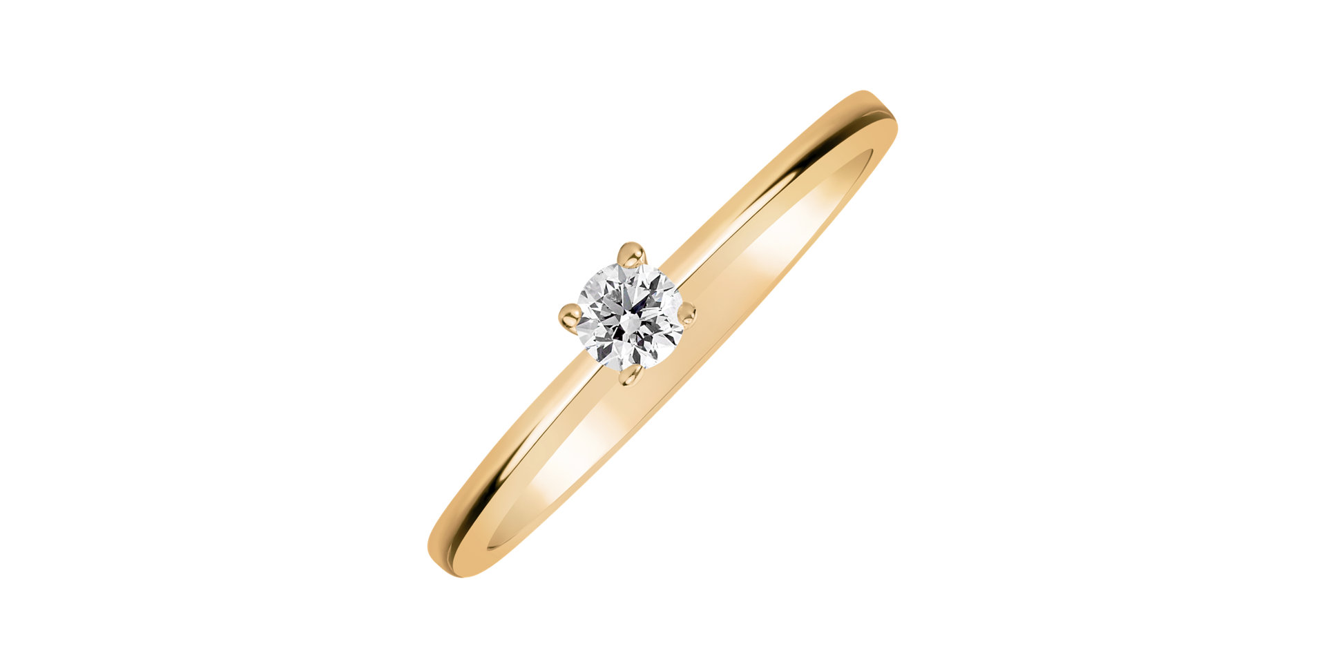 Prsten s diamantem Piece of Love