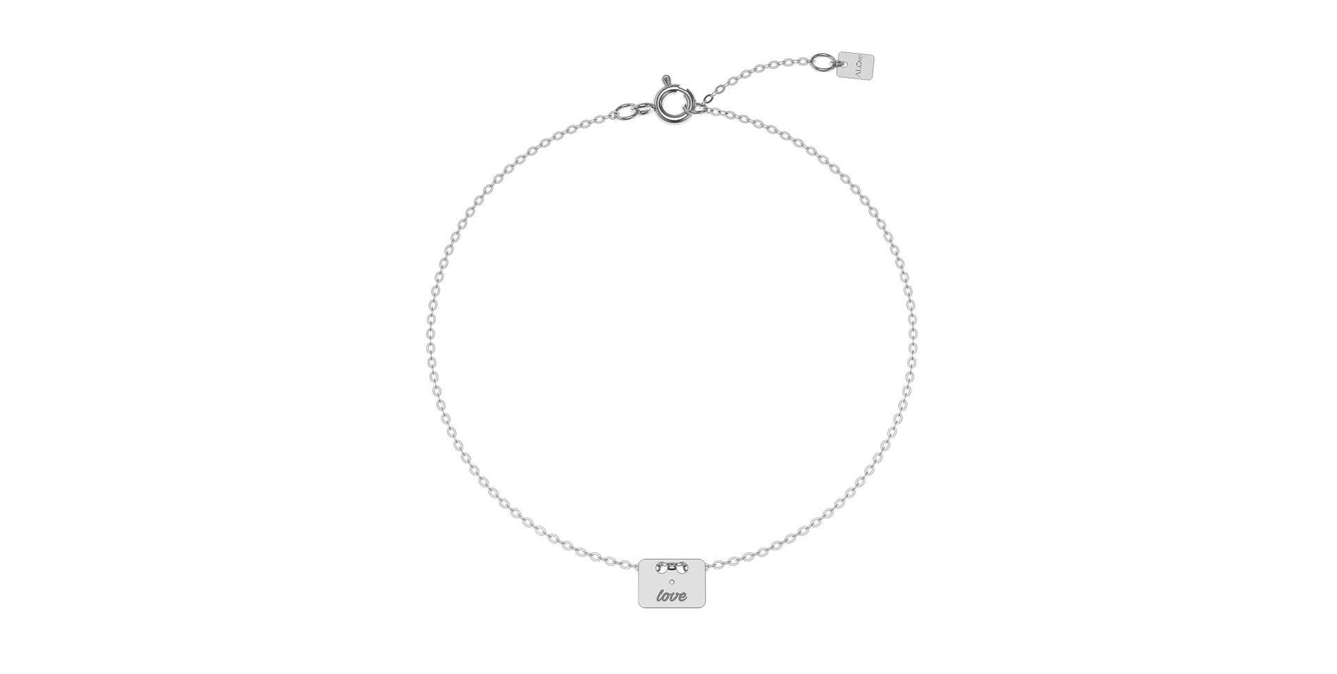 Náramek s diamantem Stamp Mini