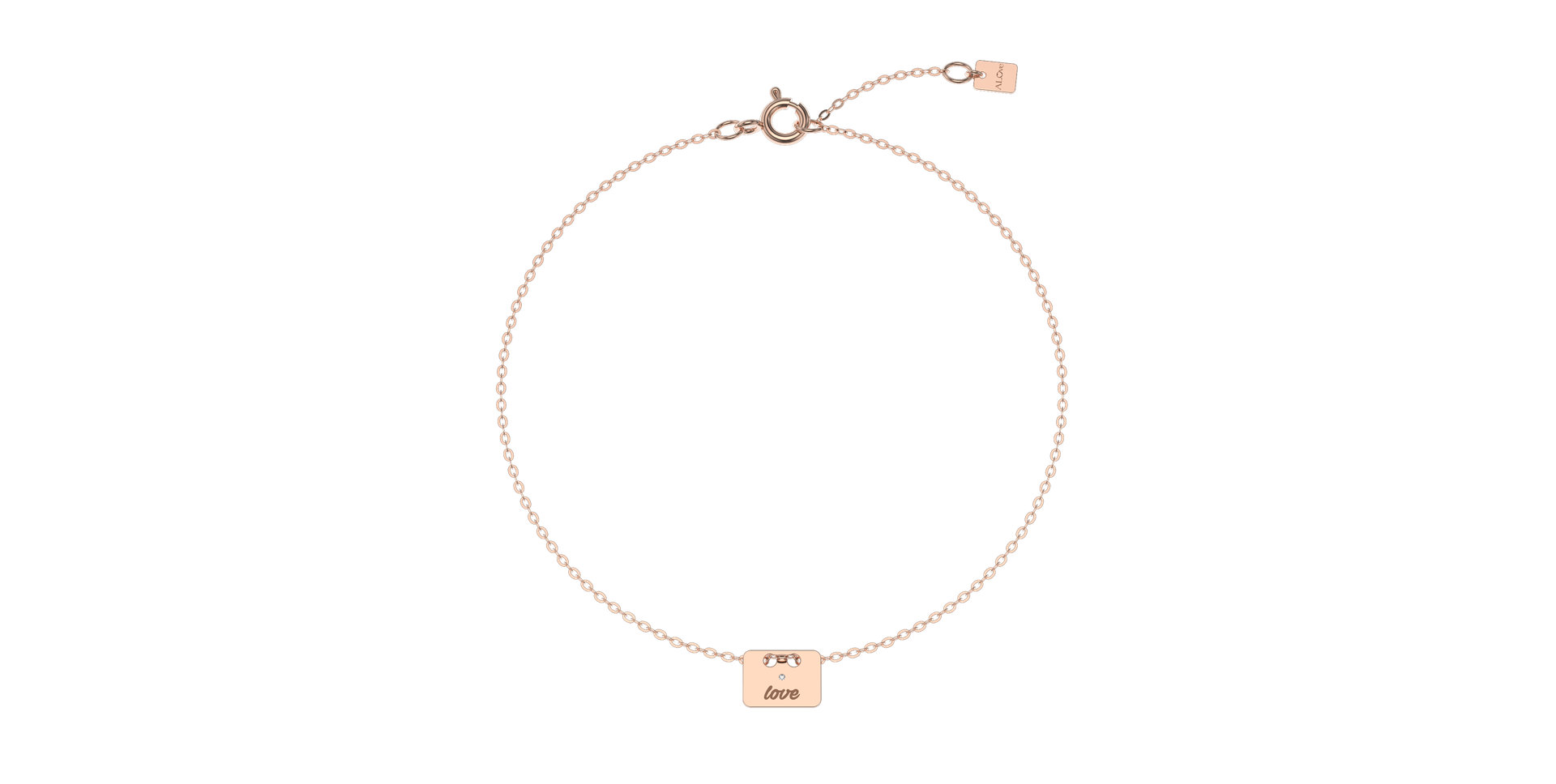 Náramek s diamantem Stamp Mini