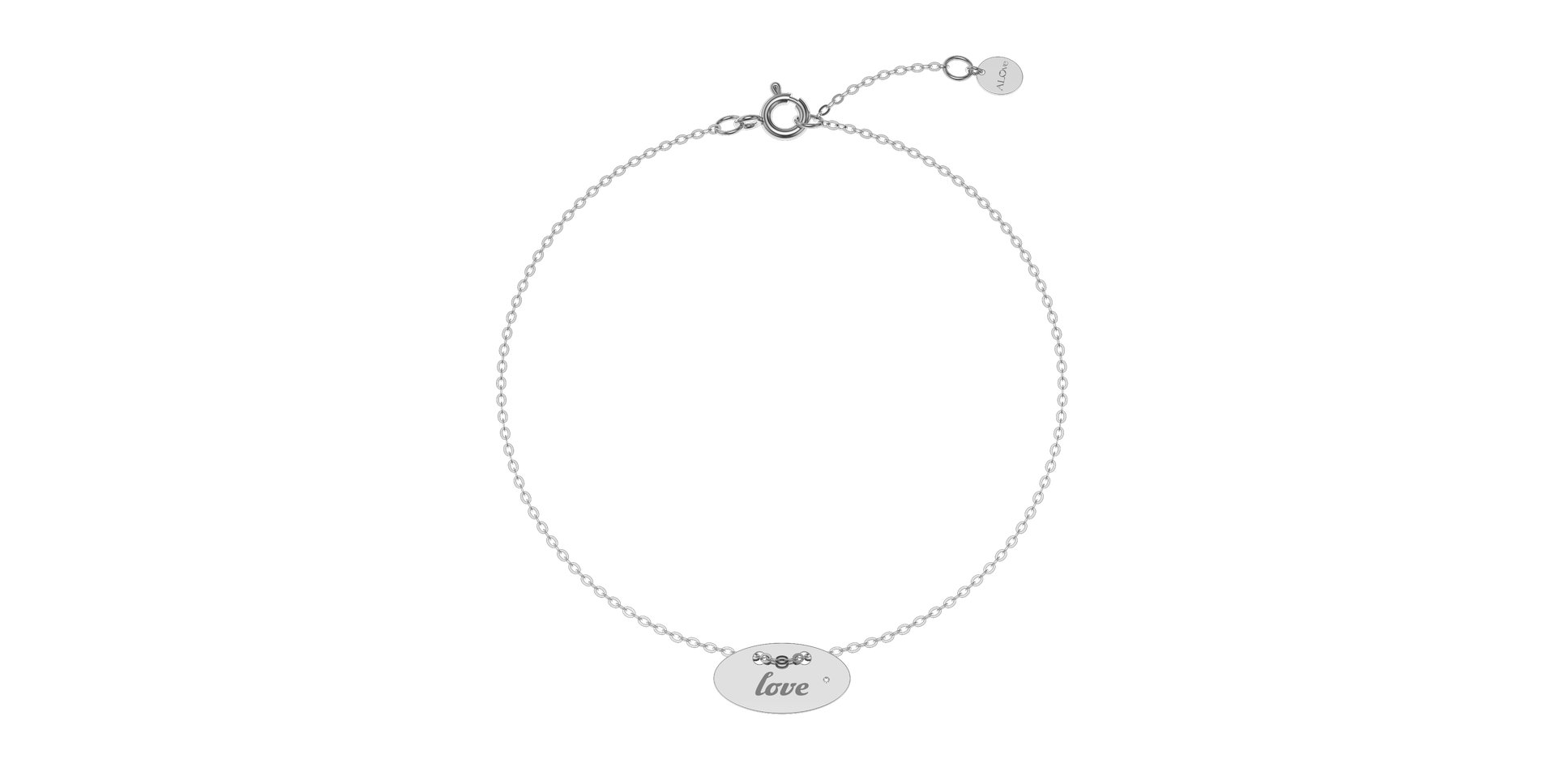 Náramek s diamantem Stamp