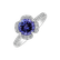 Prsten s tanzanitem a diamanty Flower Parade4