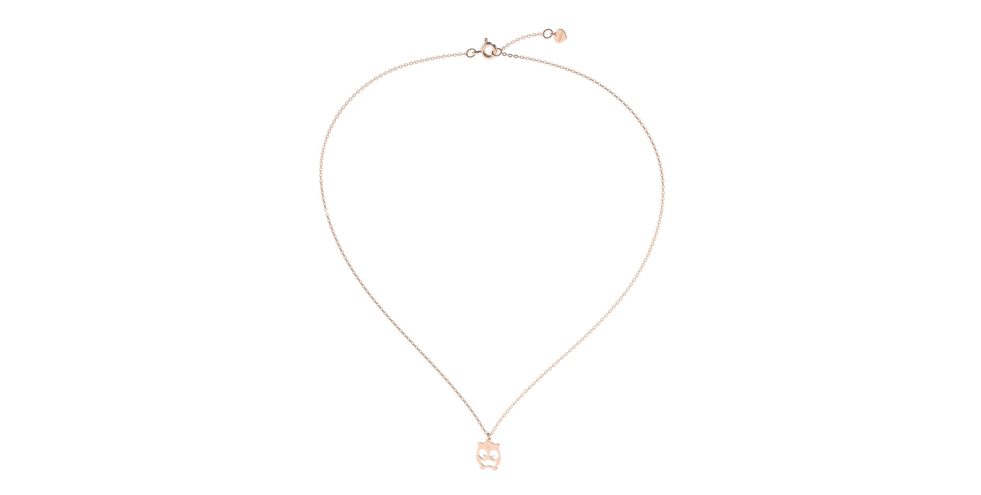 Náhrdelník s diamantem Lovely Owl