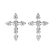 Náušnice s diamanty Sparkling Cross2