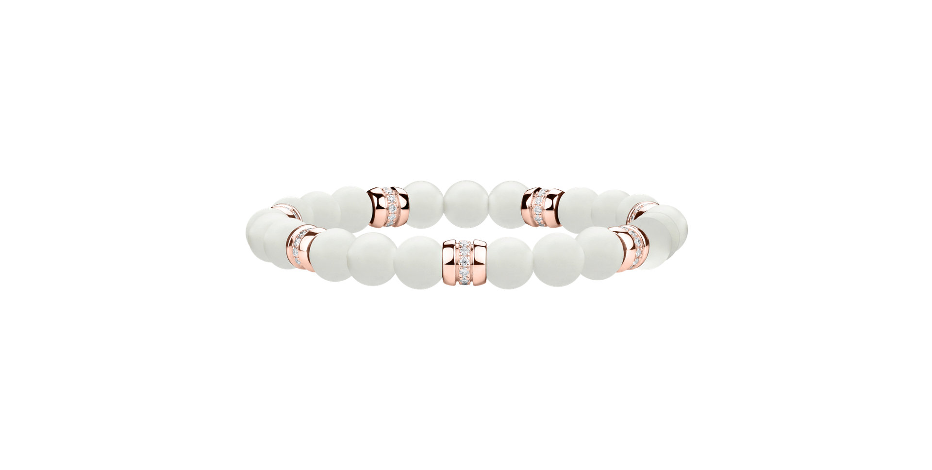 Náramek s diamanty a acháty Neverending Style