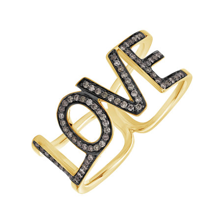 Prsten s diamanty Love