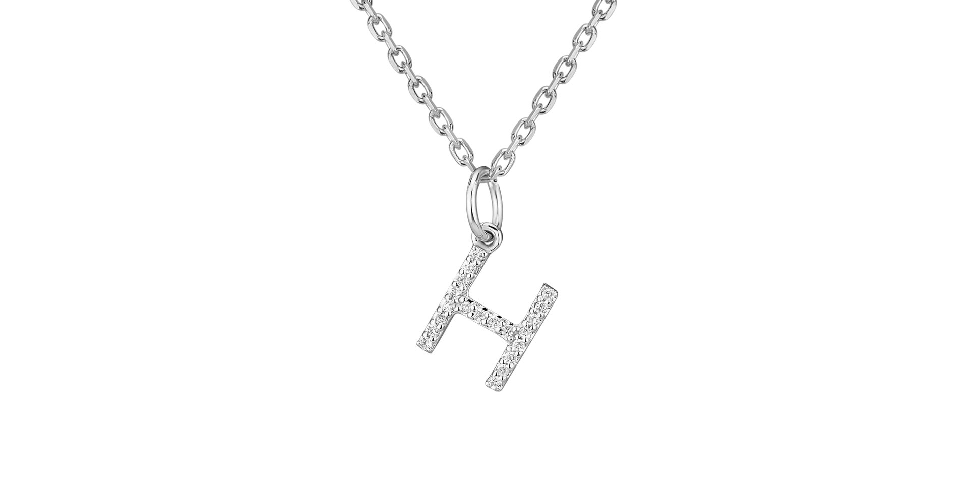 Přívěsek s diamanty Line Glitter  H