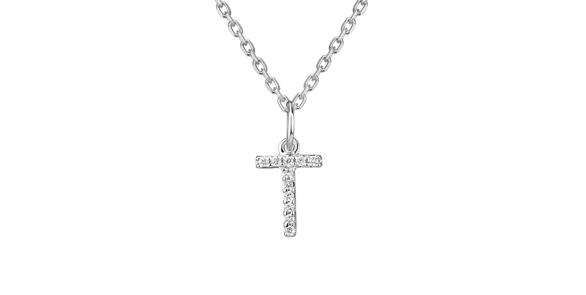 Přívěsek s diamanty Line Glitter  T