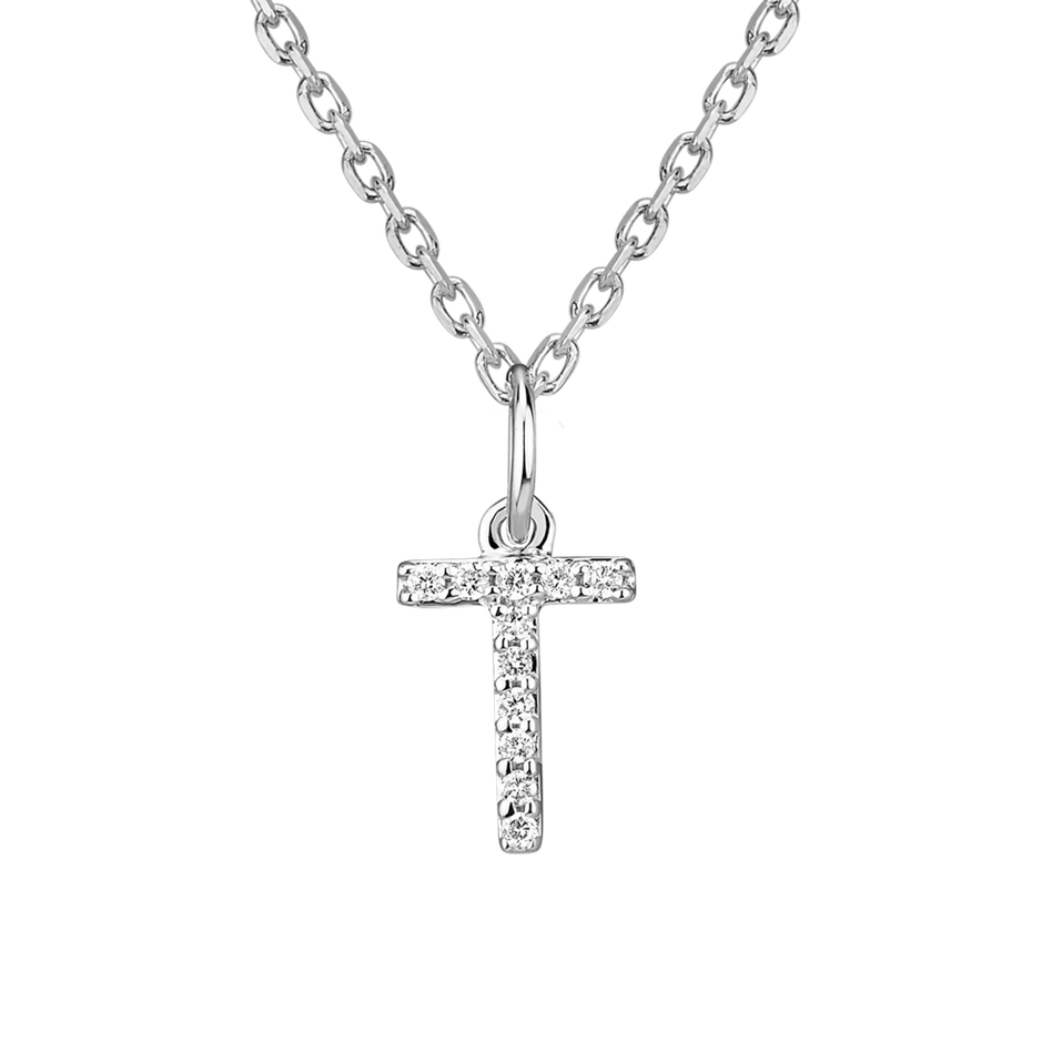 Přívěsek s diamanty Line Glitter  T