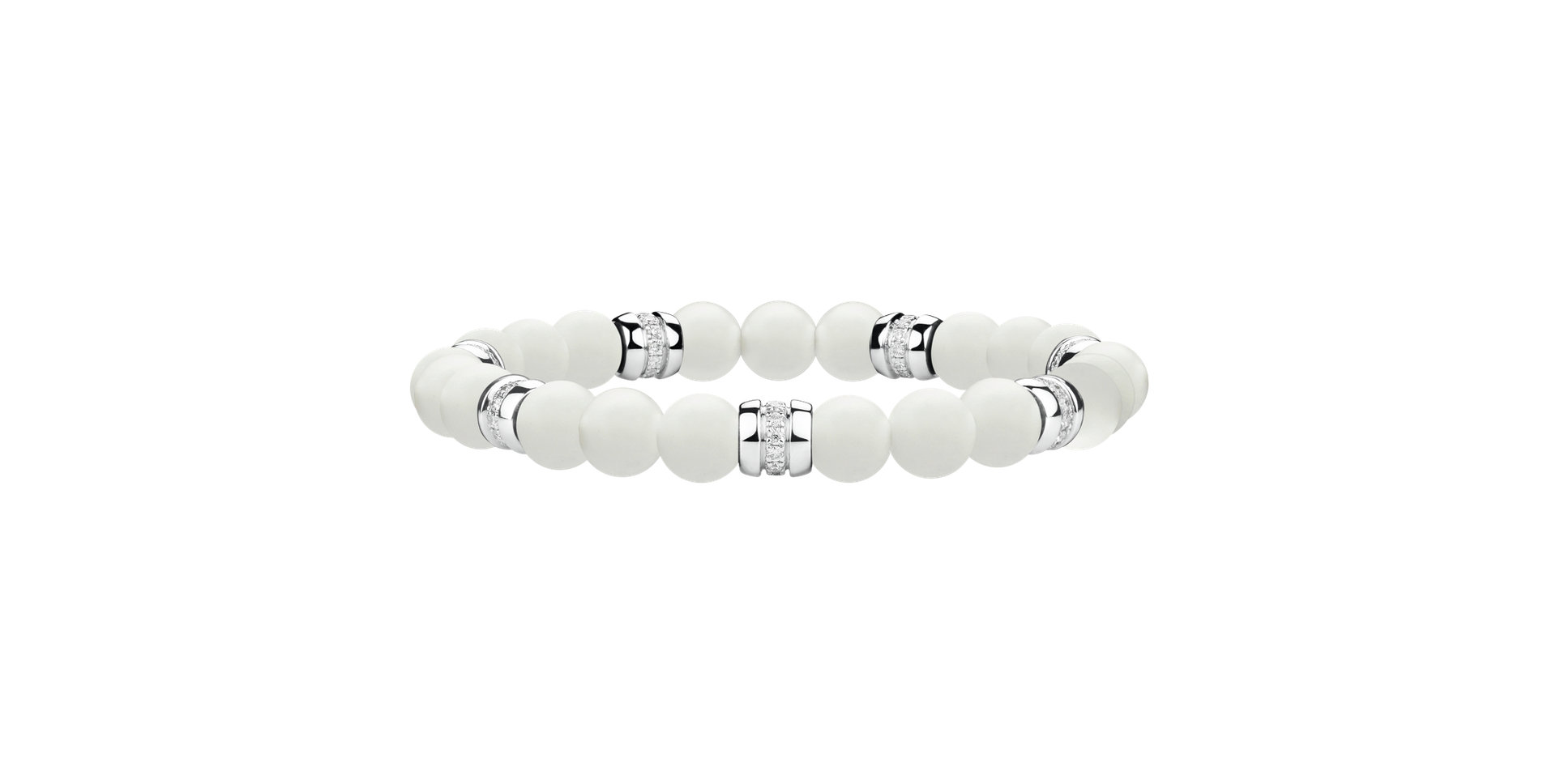 Náramek s diamanty a acháty Neverending Style