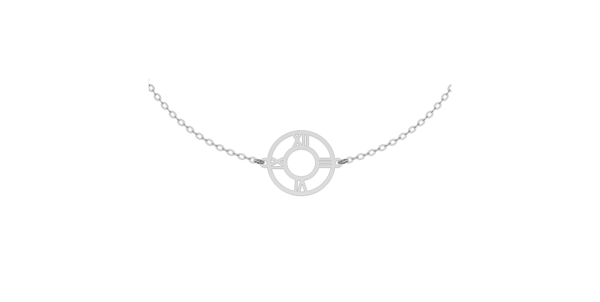 Náramek s diamantem Rome Time