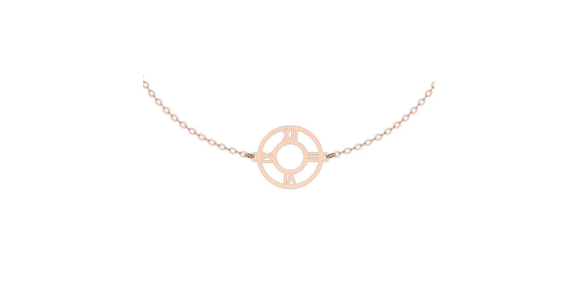 Náramek s diamantem Rome Time