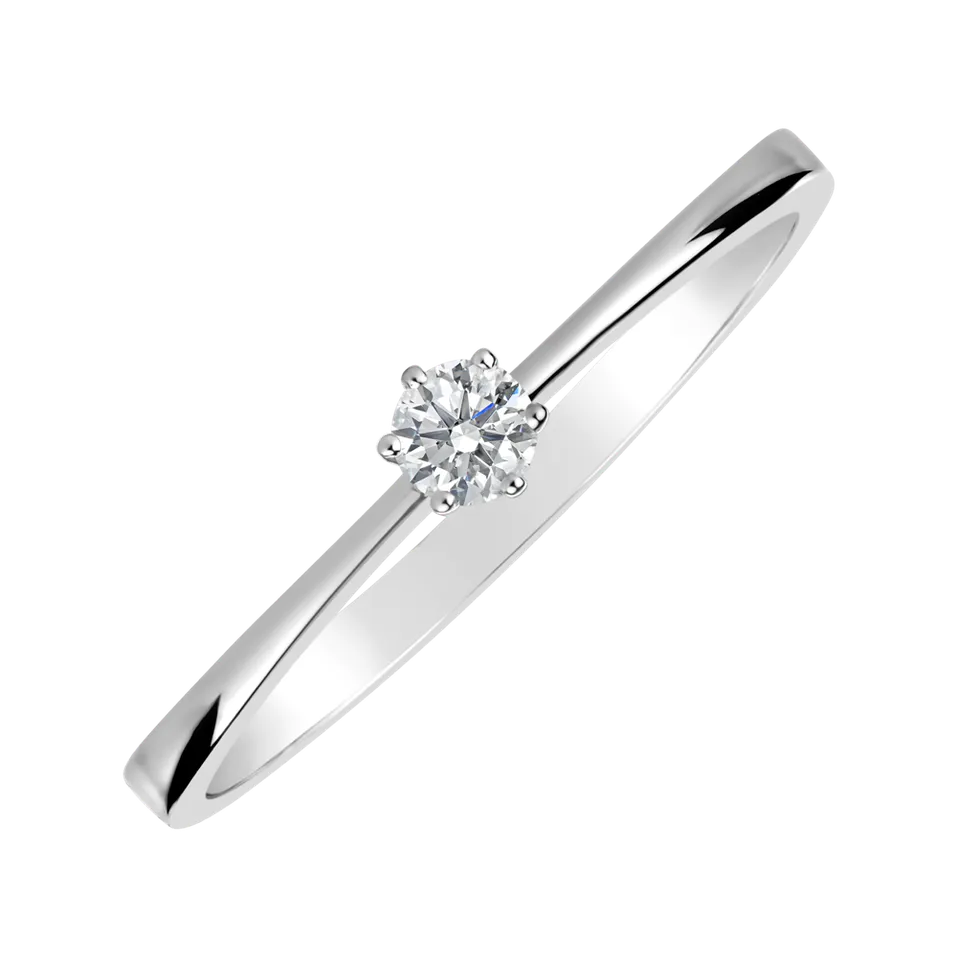 Prsten s diamantem Made with Love